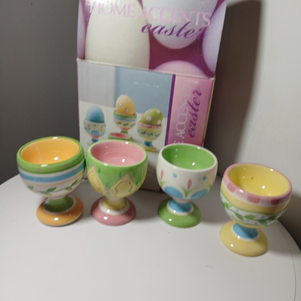Home Accents Easter Egg Cup 4pc